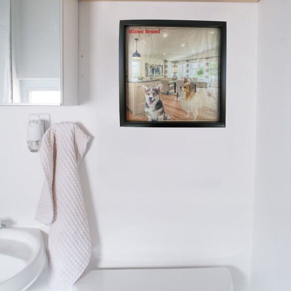 Amazing Fun Dog Decorations Art Poster (Unframed) (Mixed Breed (12"x12")) - Picture 1 of 4